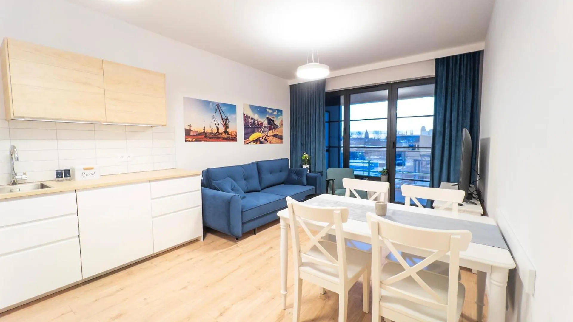 Apartament Z Dwiema Sypialniami + Parking Gdaňsk 0*,